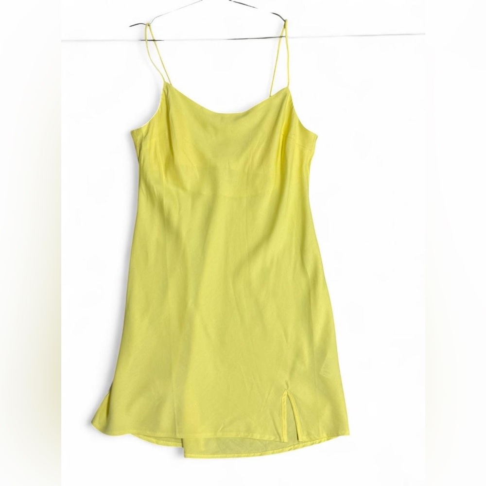 ASOS Design Vibrant Yellow Slip Dress
